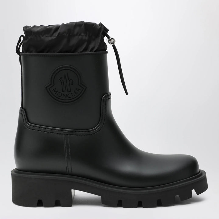 Moncler - Kickstream rain boots in PVC and nylon, black Brand Shoes 36 IT
