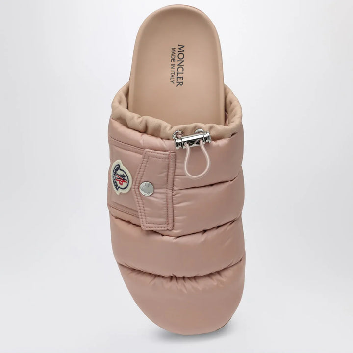 Moncler - Pink nylon mule Mon Pocket Brand Shoes