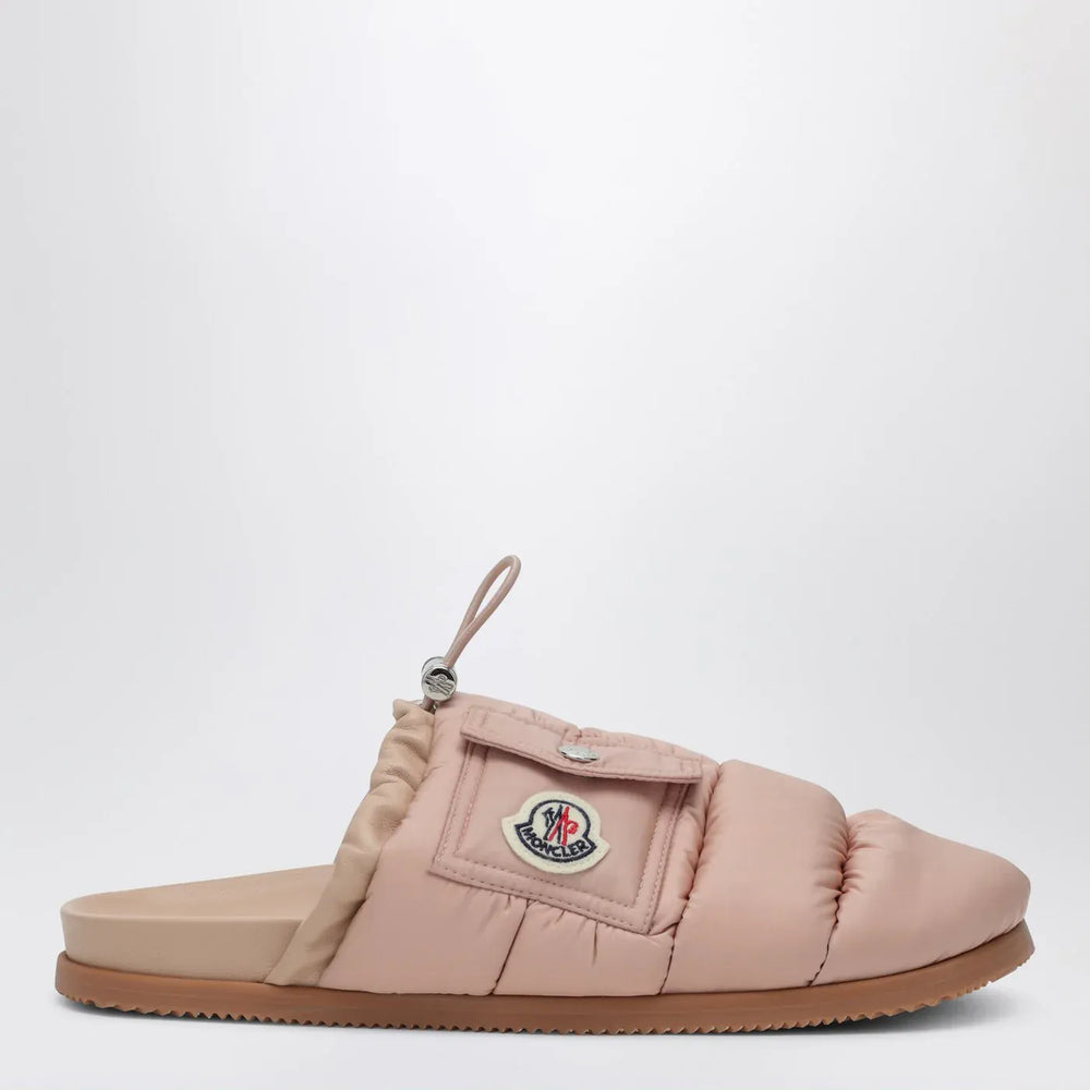 Moncler - Pink nylon mule Mon Pocket Brand Shoes 36 IT