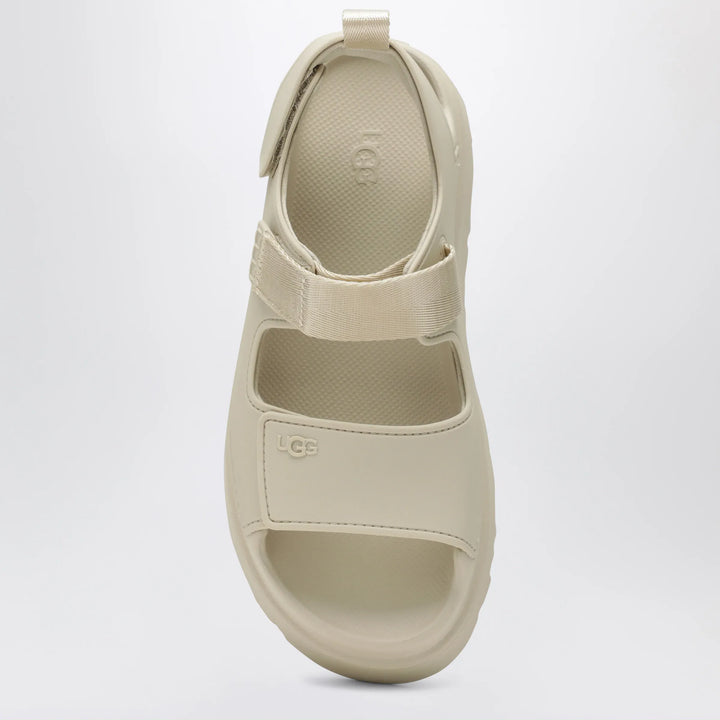 UGG - GoldenGlow platform EVA sandals in Sea Salt Brand Shoes