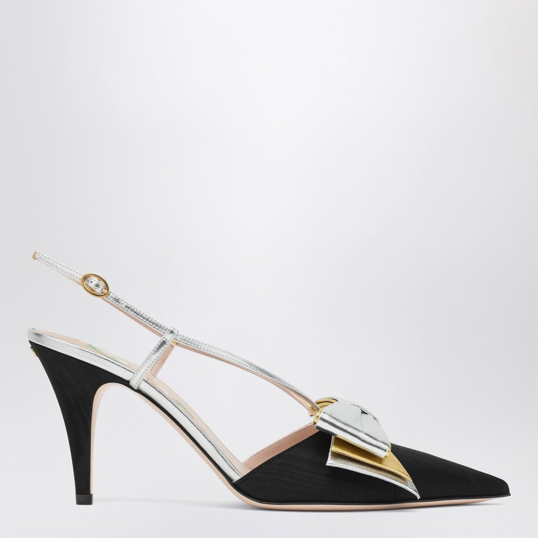 Shoes Valentino Garavani - Slingback Bowow pumps black with bow Brand