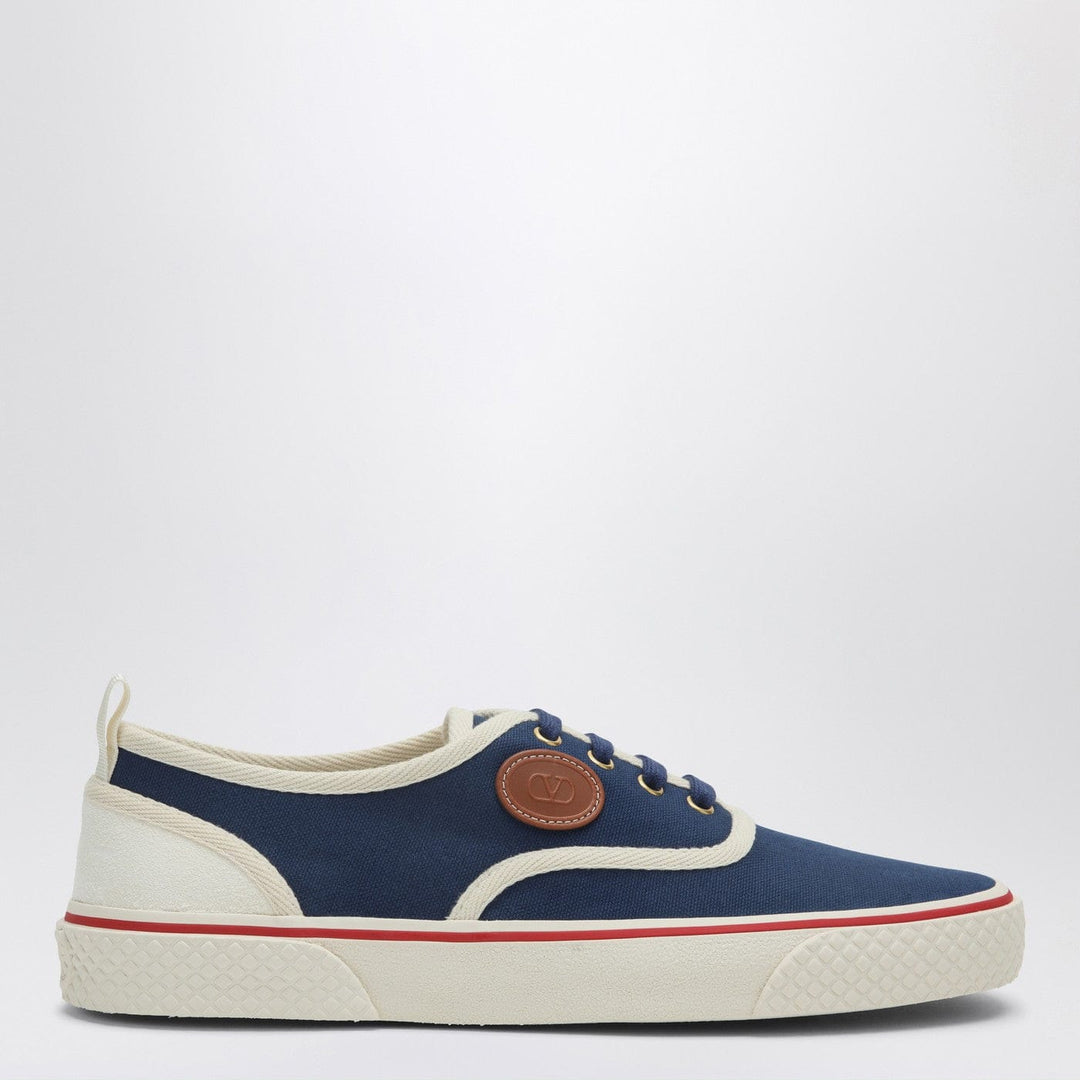 Shoes Valentino Garavani - Sneaker Nojoke in blue and white canvas Brand