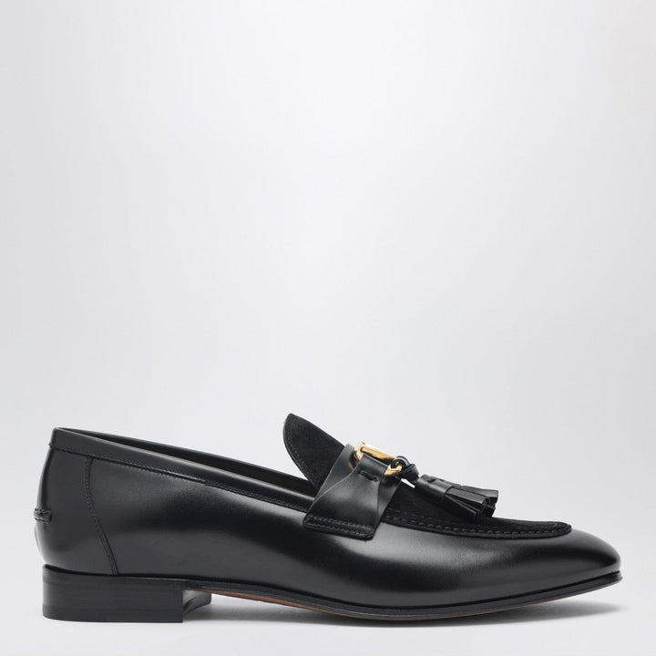 Shoes Valentino Garavani - Vaniteux loafer in calfskin and split leather Brand