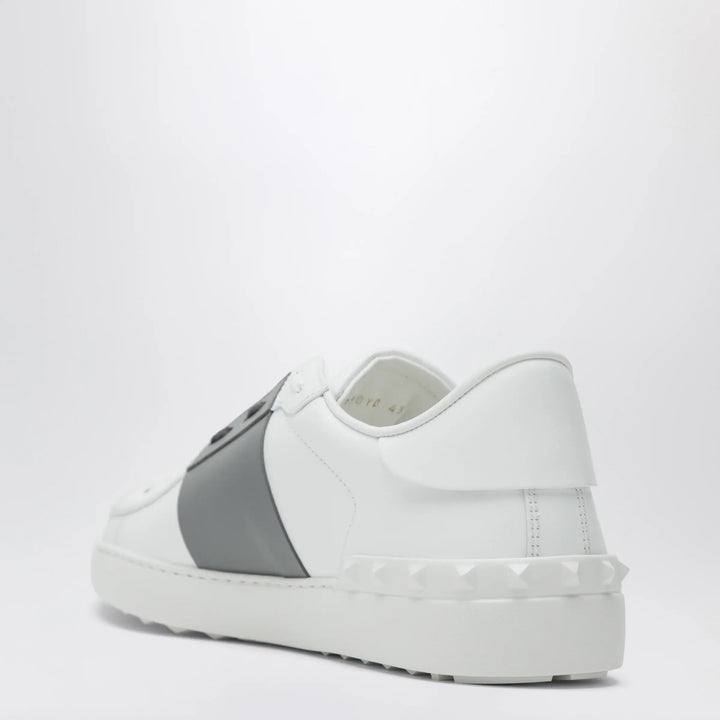 Valentino Garavani - White/Dark Steel Open Sneakers Brand Shoes