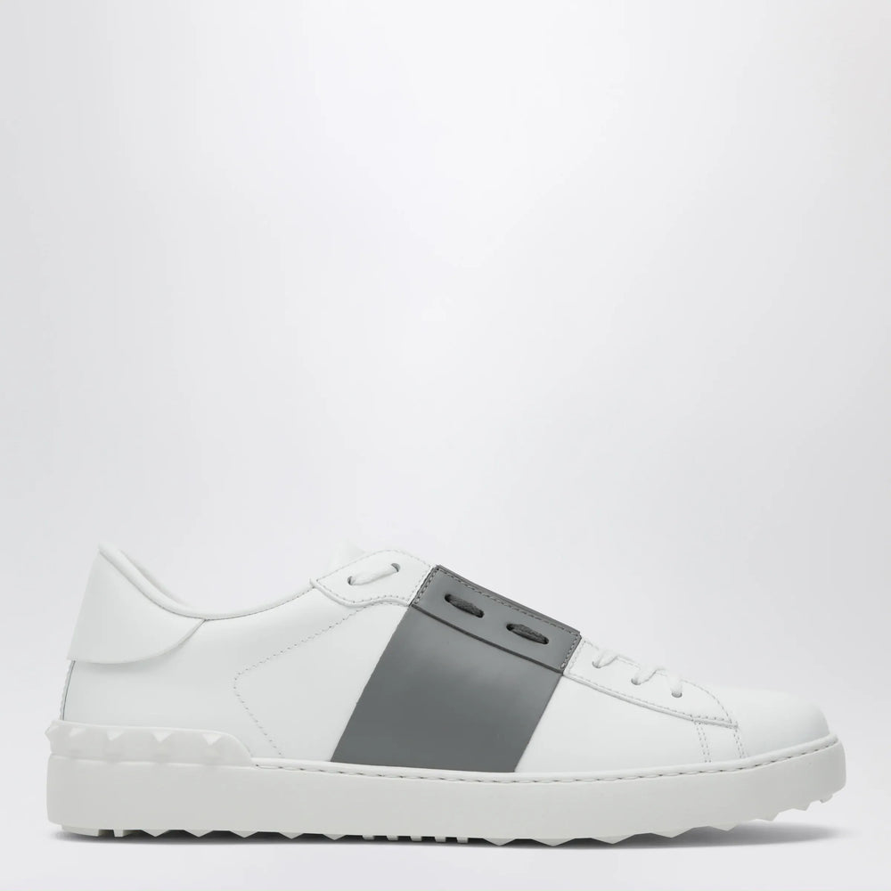 Valentino Garavani - White/Dark Steel Open Sneakers Brand Shoes 40 IT
