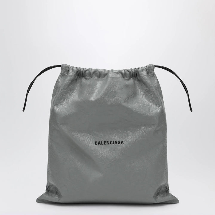 Balenciaga - La Pochette dust bag shopper in Arena lambskin grey Brand Shopper Bag TU