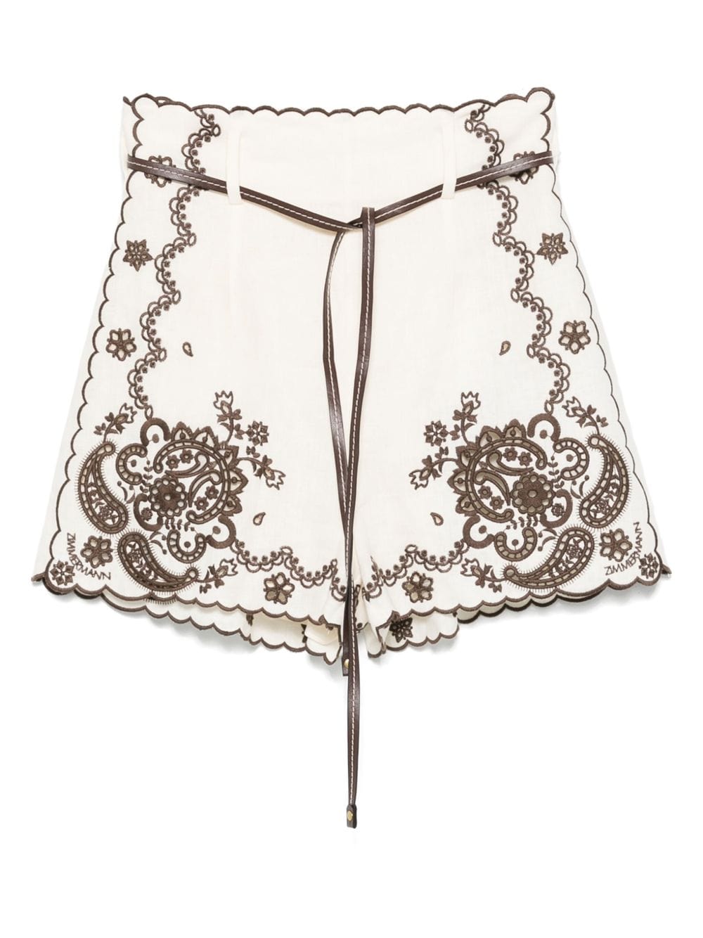 Zimmermann Short trousers Zimmermann Shorts Ivory Zimmermann Shorts Ivory Brand