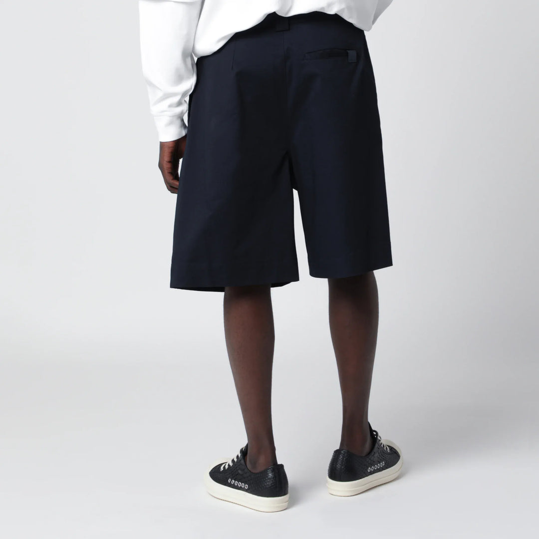 DARKPARK - Denis navy blue cotton bermuda shorts Brand Shorts
