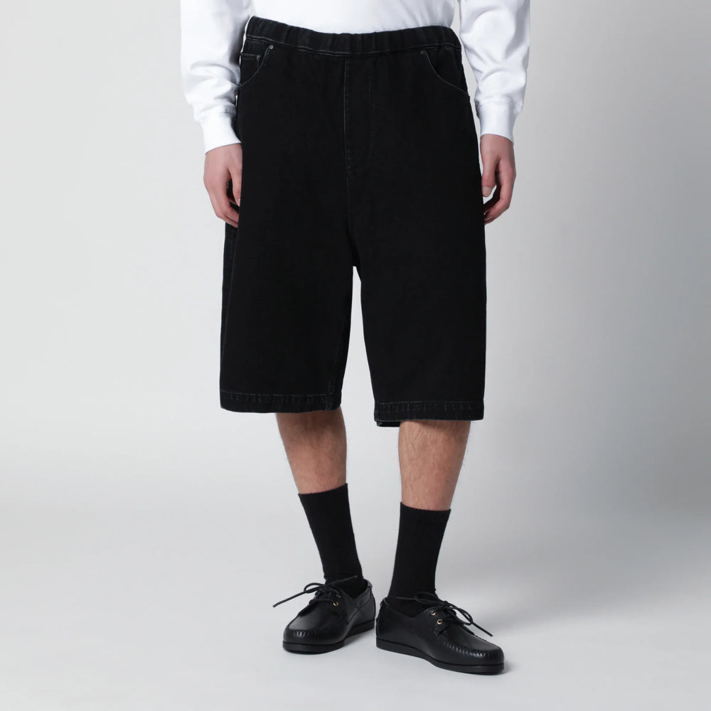 Entire Studios - Baggy bermuda shorts in black denim Brand Shorts S