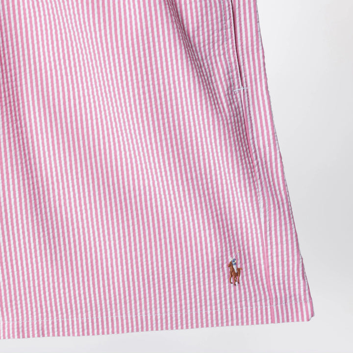 Polo Ralph Lauren - Traveler striped white/pink swim shorts Brand Shorts