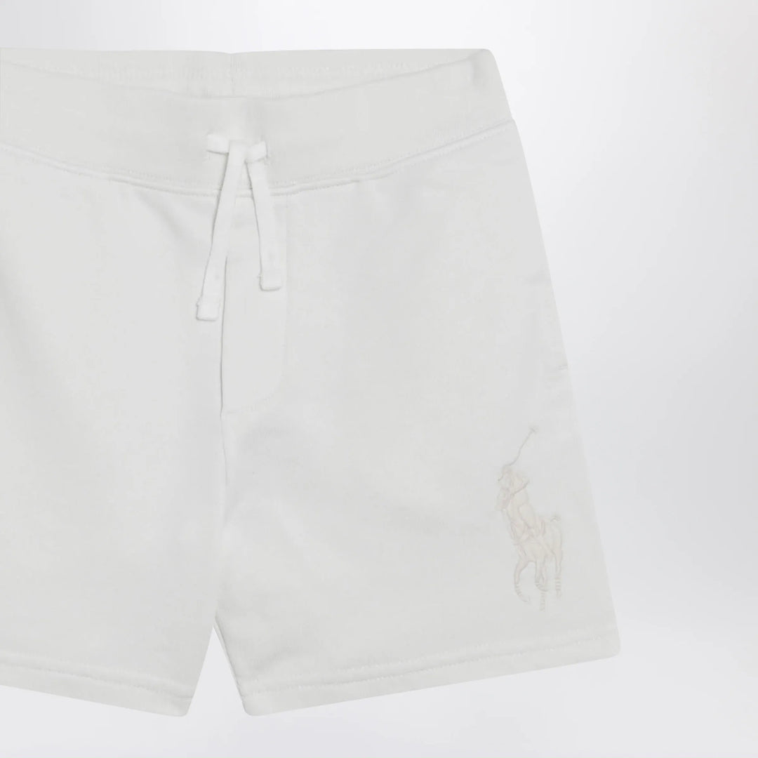 Polo Ralph Lauren - White shorts with embroidered logo Brand Shorts