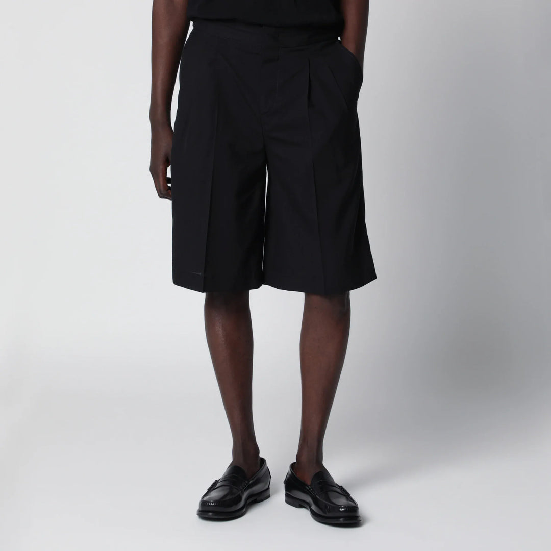 PT Torino - Black cotton Bermuda shorts Brand Shorts 46 IT