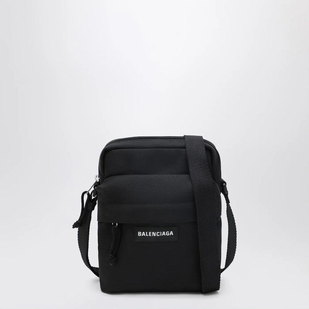 Balenciaga - Explorer black nylon shoulder bag Brand Shoulder Bag TU