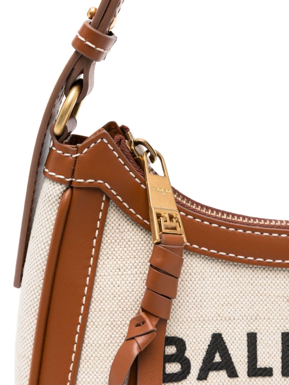 Balmain Shoulder UNI Balmain Bag Leather Brown Balmain Bag Leather Brown Brand