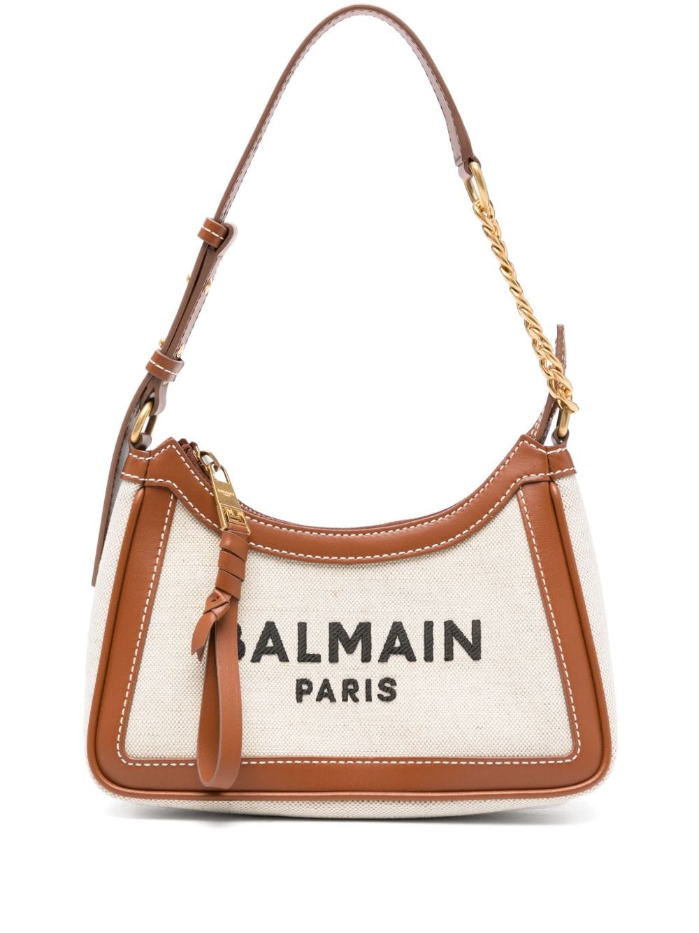 Balmain Shoulder UNI Balmain Bag Leather Brown Balmain Bag Leather Brown Brand