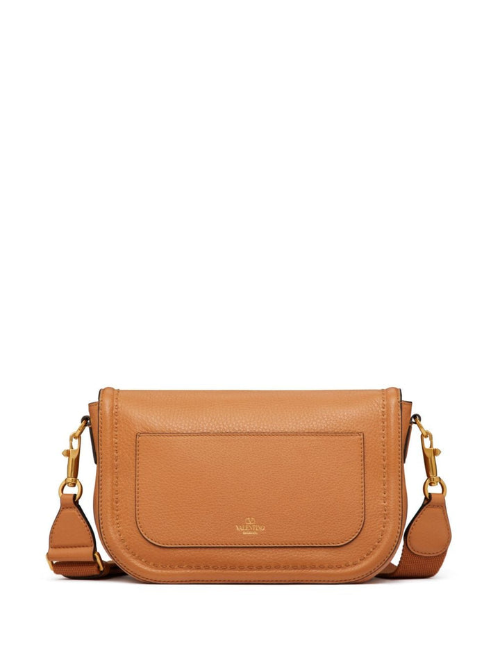 Valentino Garavani Shoulder UNI Valentino Garavani Alltime Brown Leather Shoulder Bag Valentino Garavani Alltime Brown Leather Shoulder Bag Brand