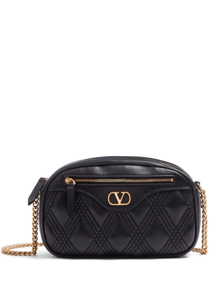 Valentino Garavani Shoulder UNI Valentino Garavani Quiltie 67 Leather Camera Bag Valentino Garavani Quiltie 67 Leather Camera Bag Brand