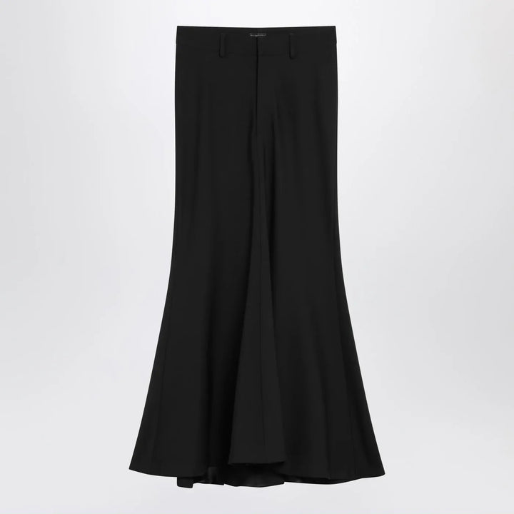 Balenciaga - Black long wool skirt Brand Skirts 36  FR