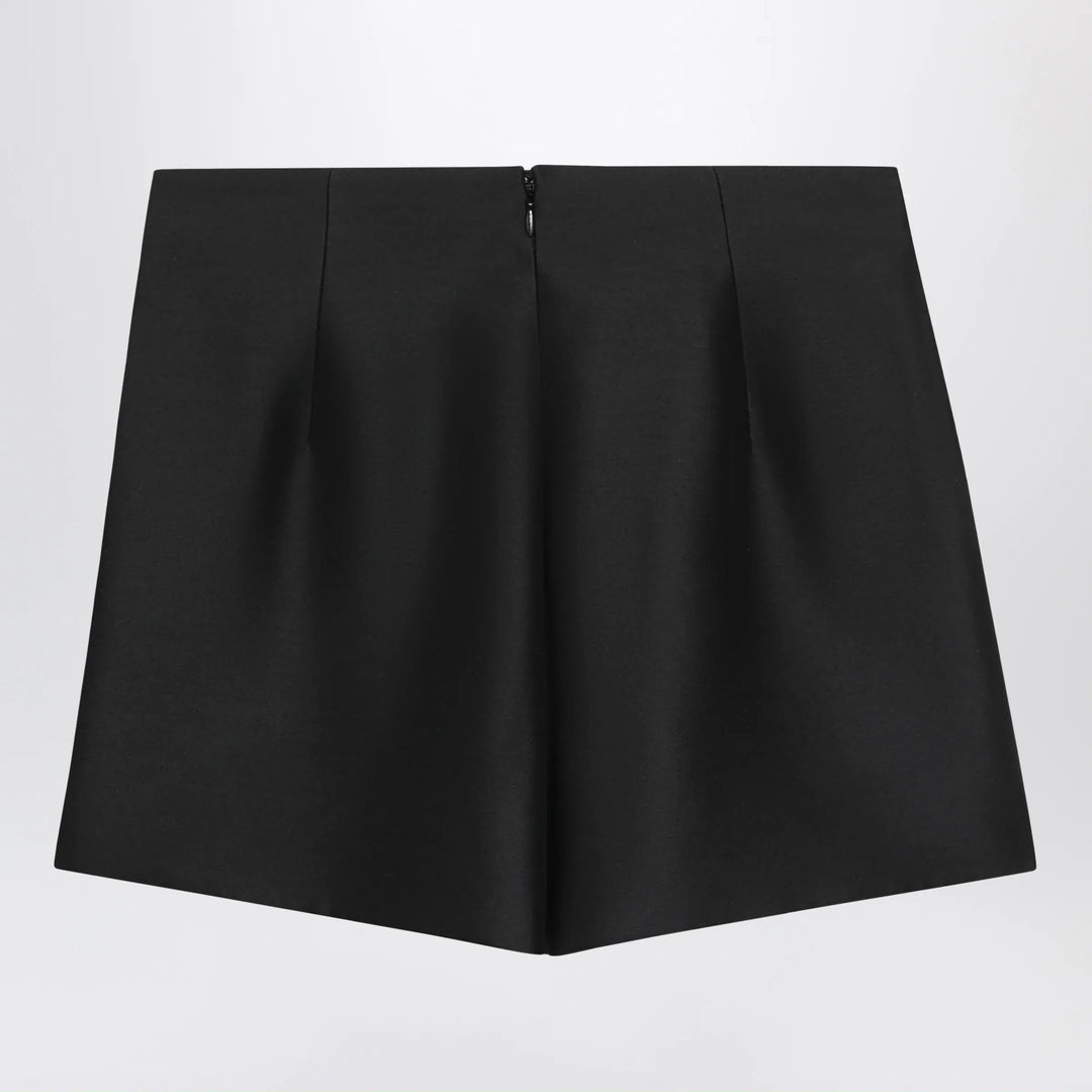 Balenciaga - Black wool and silk mini skirt Brand Skirts