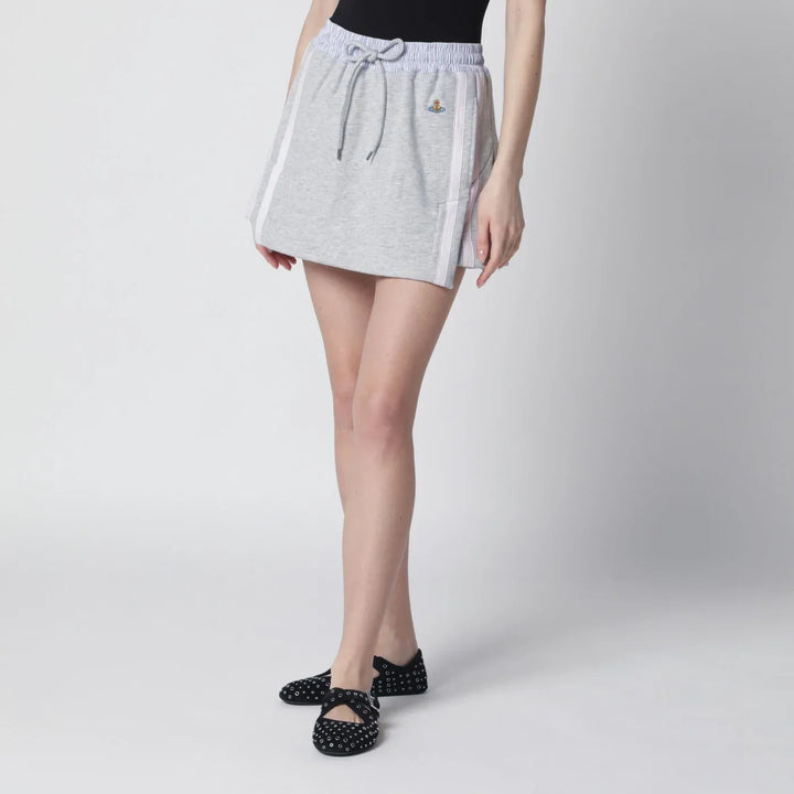 Vivienne Westwood - Grey mini skirt with Orb logo Brand Skirts S