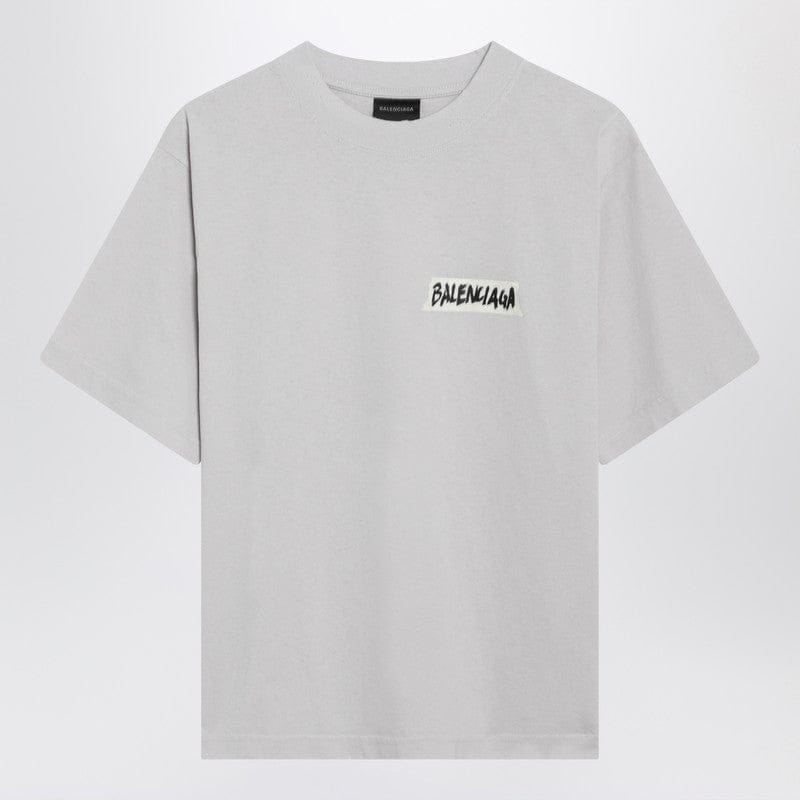 Shirts &amp; Tops Balenciaga - White Masking Tape T-shirt, medium fit - S Brand