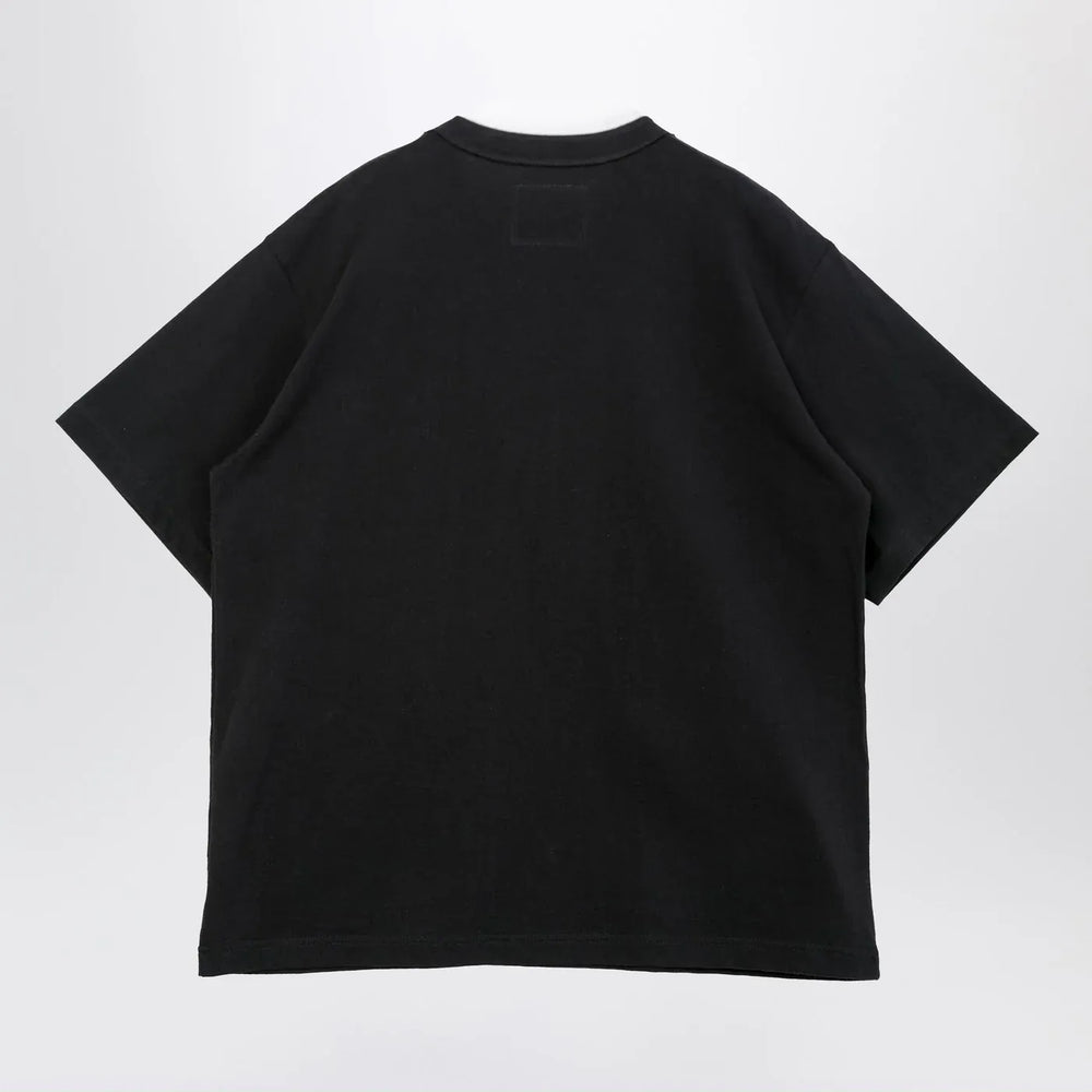 Sacai x Carhartt WIP - Black cotton T-shirt with logo patch Brand T-Shirt