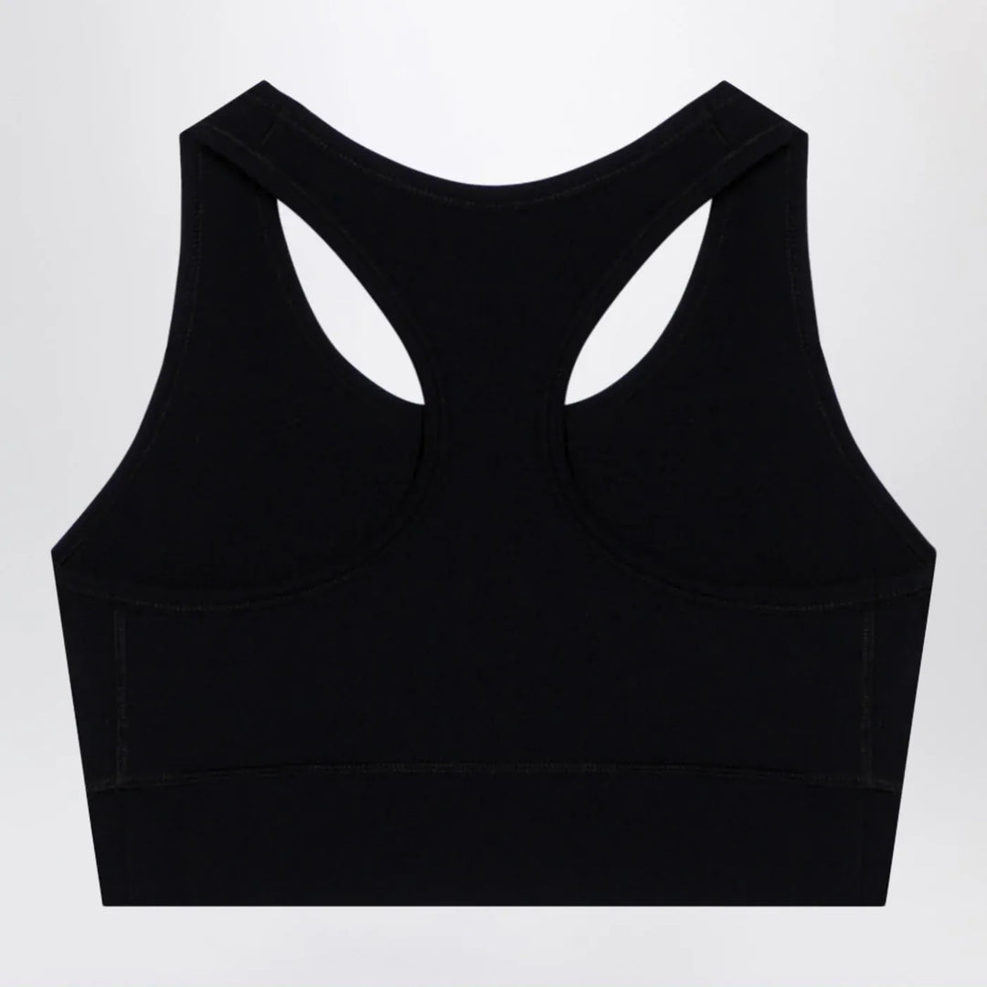 Balenciaga - Black Activewear sleeveless top in matt nylon blend Brand Tank