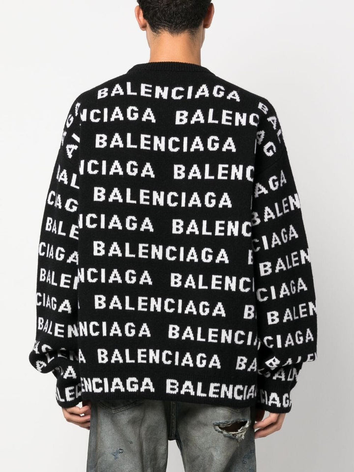 Balenciaga Topwear Balenciaga Sweaters Black Balenciaga Sweaters Black Brand