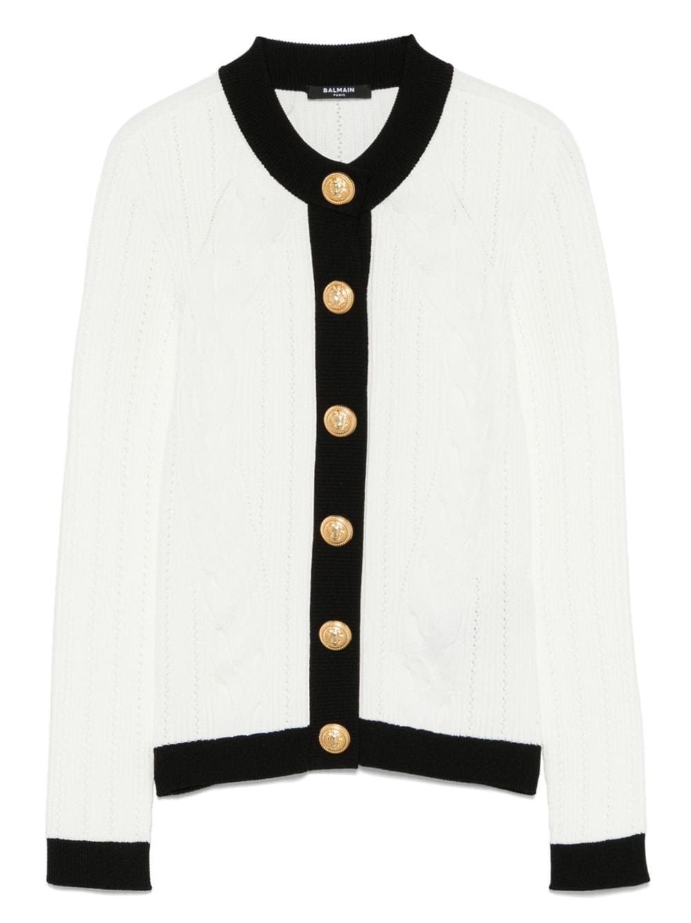 Balmain Topwear Balmain Sweaters White Balmain Sweaters White Brand