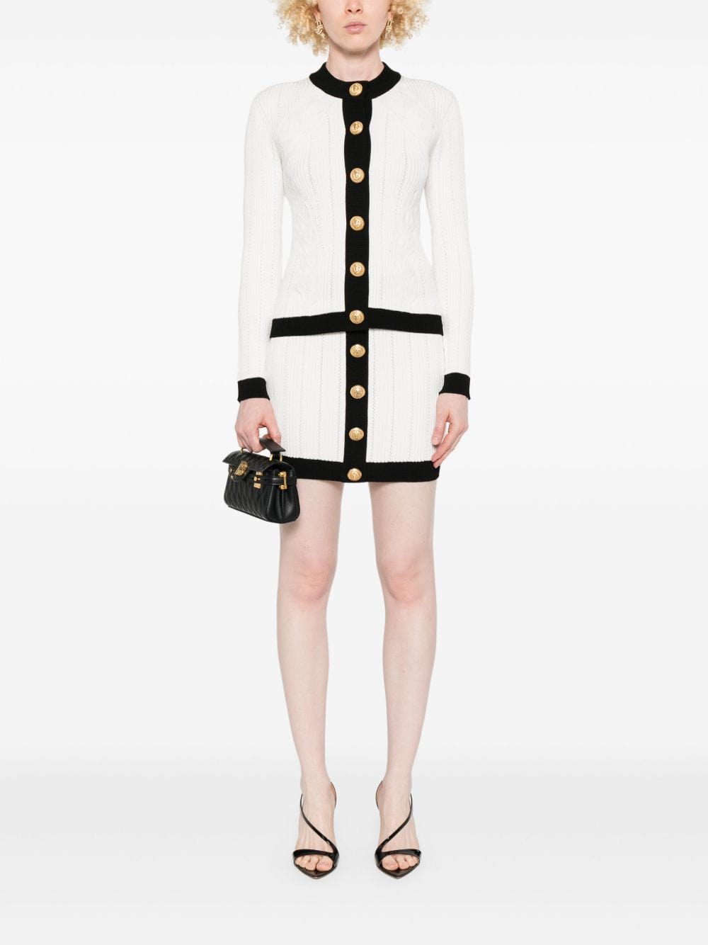 Balmain Topwear Balmain Sweaters White Balmain Sweaters White Brand