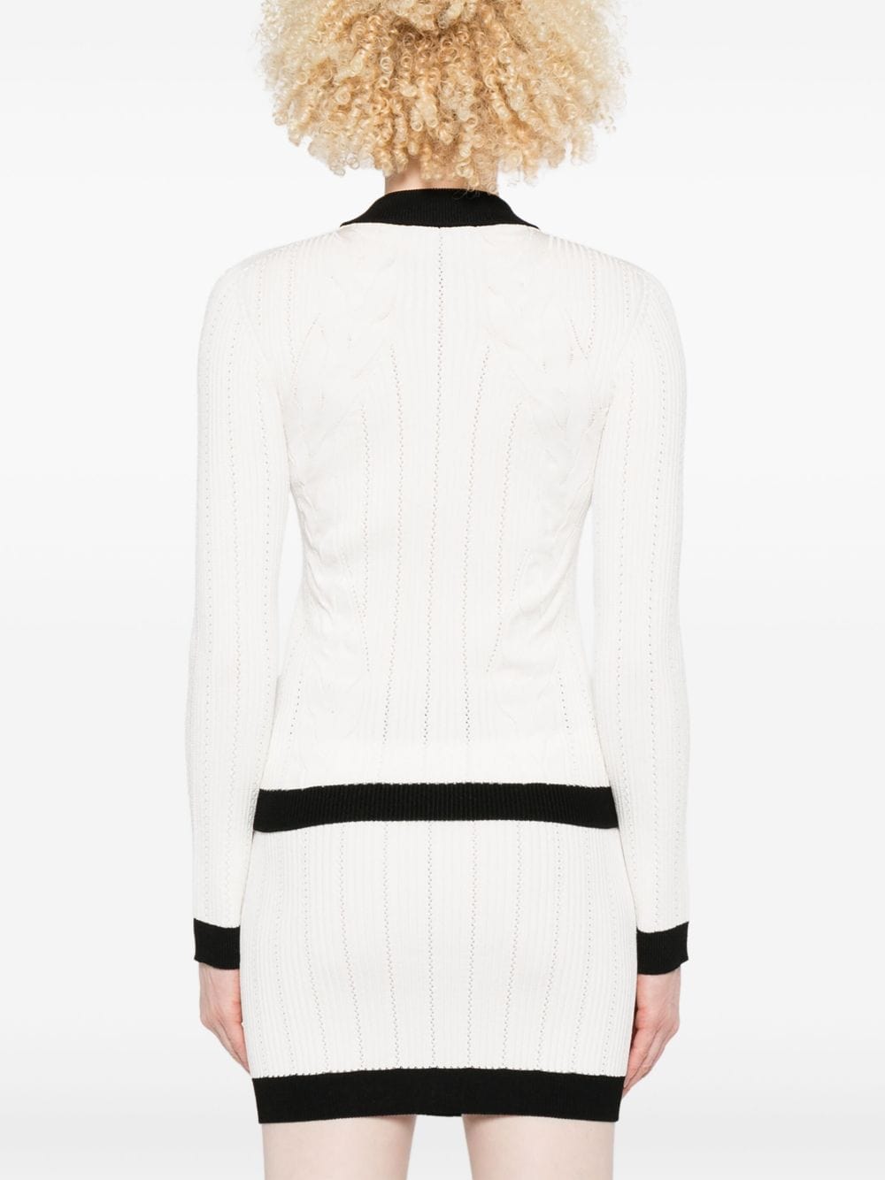 Balmain Topwear Balmain Sweaters White Balmain Sweaters White Brand