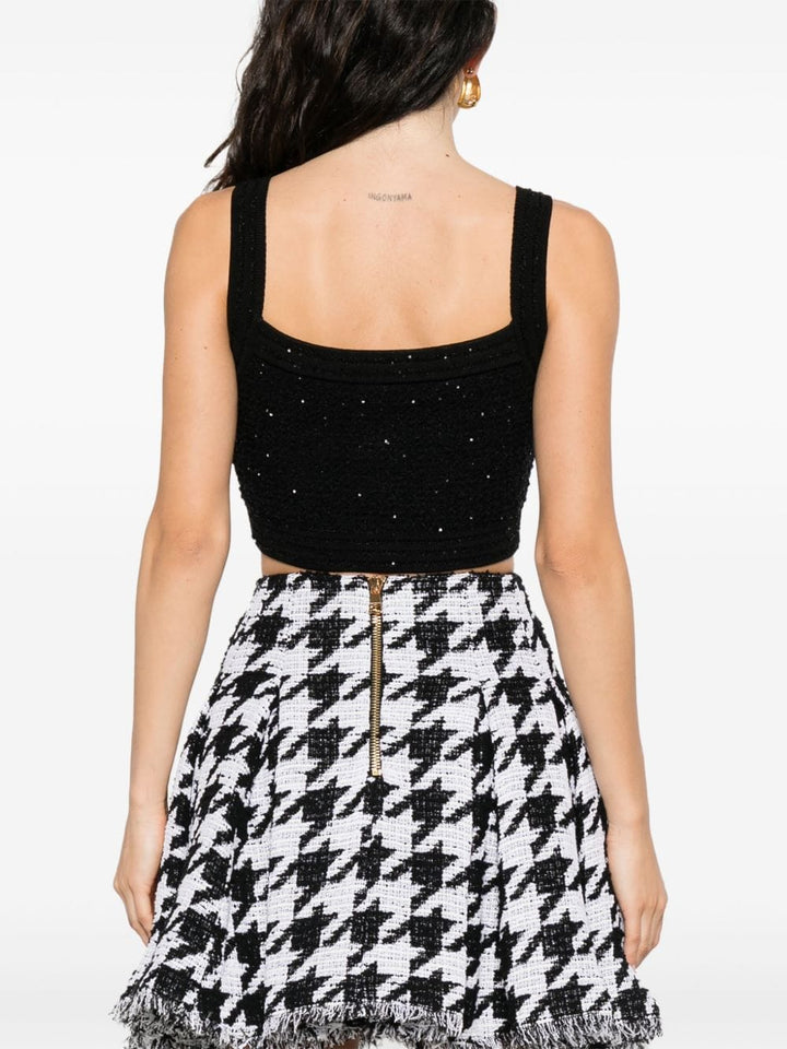 Balmain Topwear Balmain Top Black Balmain Top Black Brand