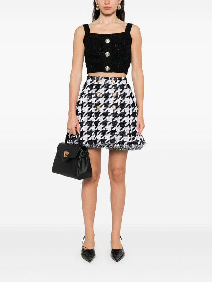 Balmain Topwear Balmain Top Black Balmain Top Black Brand