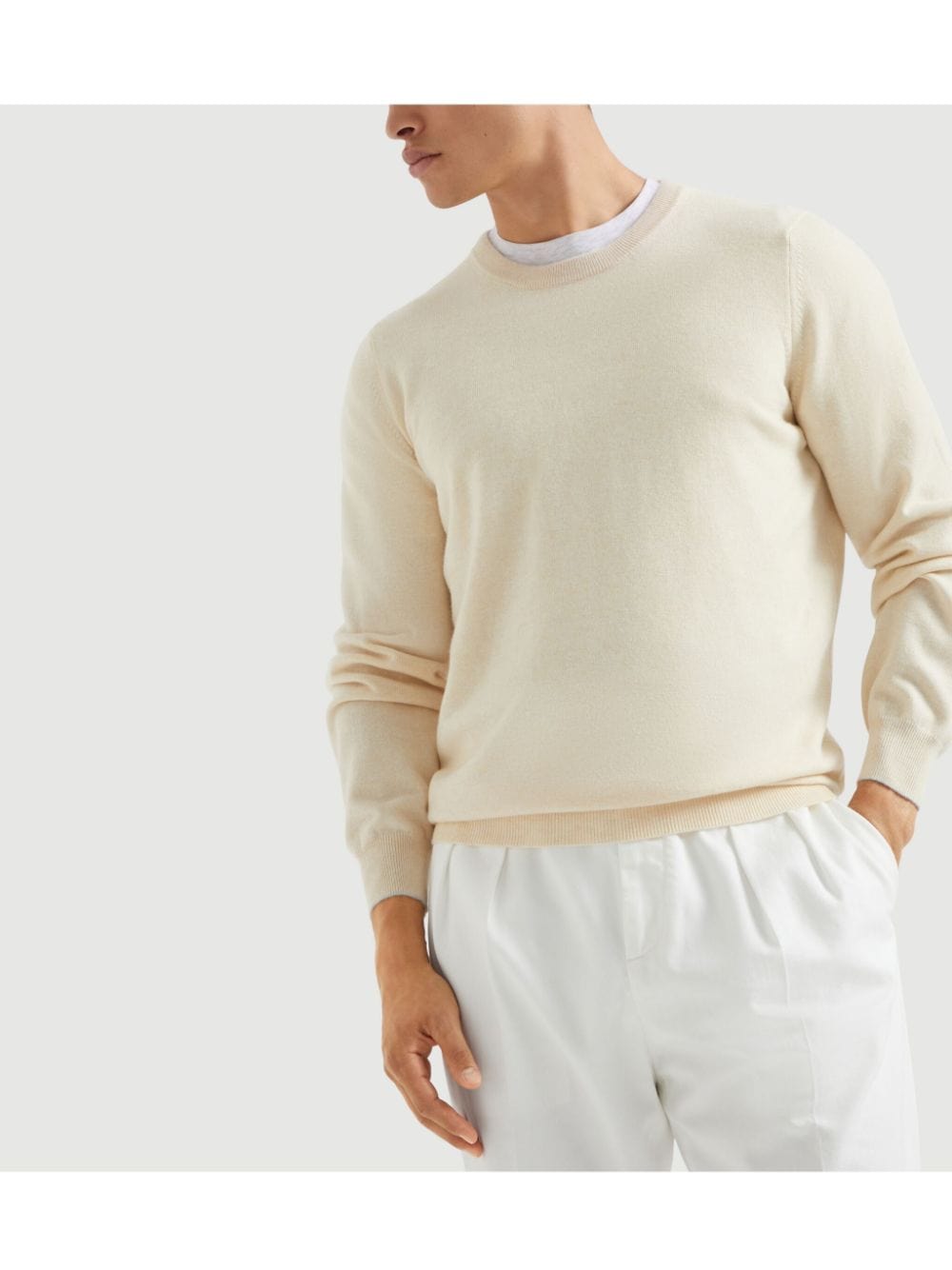 Brunello Cucinelli Topwear 52 Brunello Cucinelli Sweaters Beige Brunello Cucinelli Sweaters Beige Brand