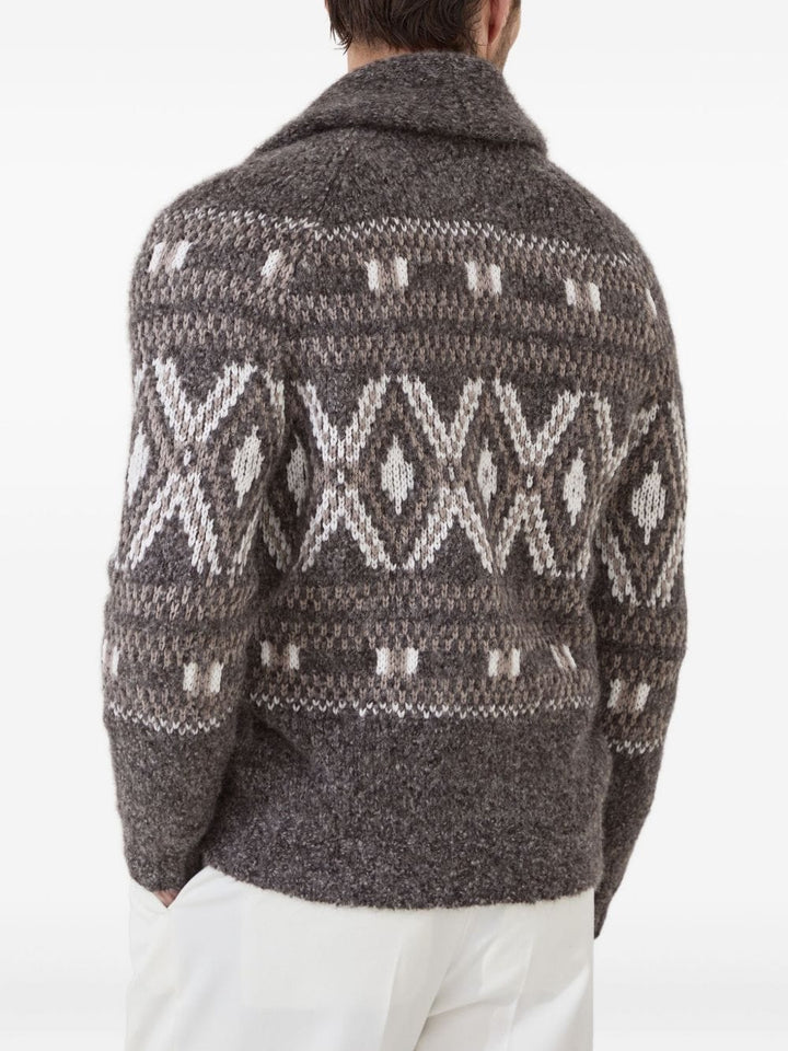 Brunello Cucinelli Topwear Brunello Cucinelli Sweaters Bordeaux Brunello Cucinelli Sweaters Bordeaux Brand