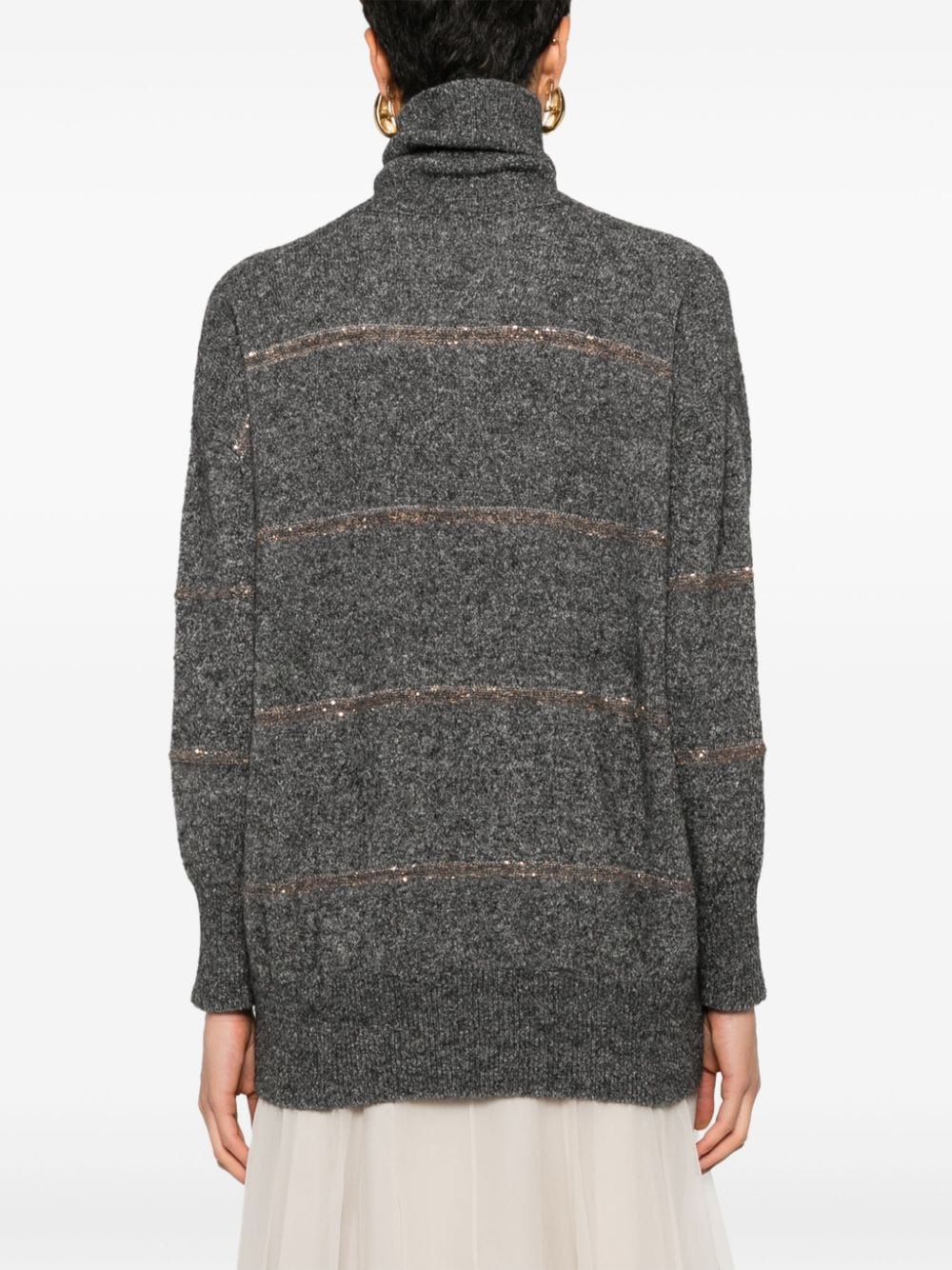 Brunello Cucinelli Topwear Brunello Cucinelli Sweaters Grey Brunello Cucinelli Sweaters Grey Brand