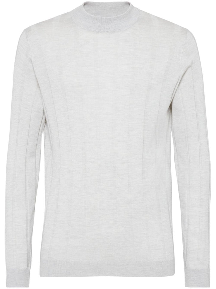 Brunello Cucinelli Topwear 52 Brunello Cucinelli Sweaters Light Grey Brunello Cucinelli Sweaters Light Grey Brand