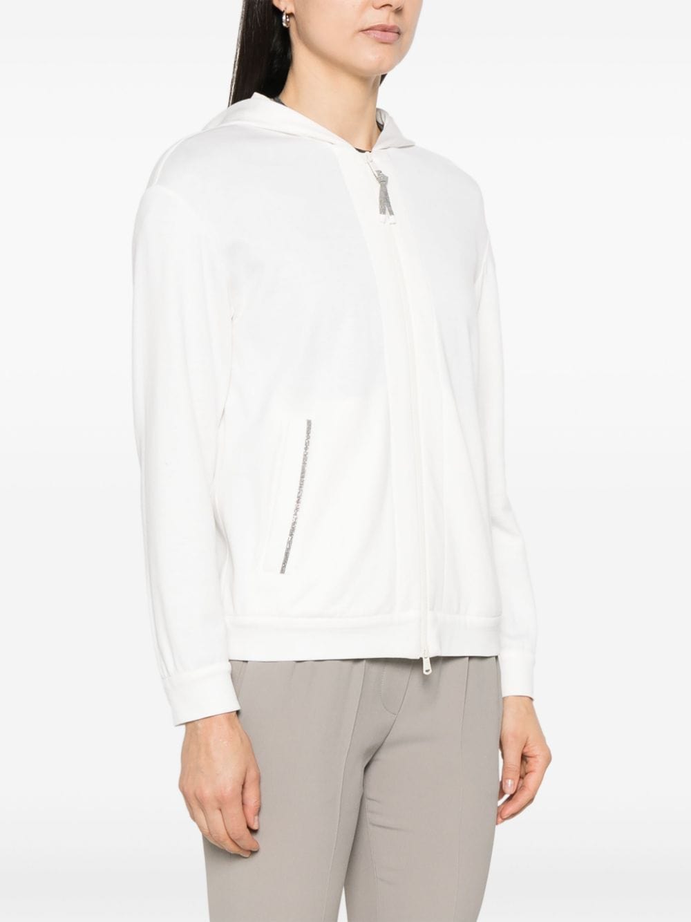 Brunello Cucinelli Topwear Brunello Cucinelli Sweaters White Brunello Cucinelli Sweaters White Brand