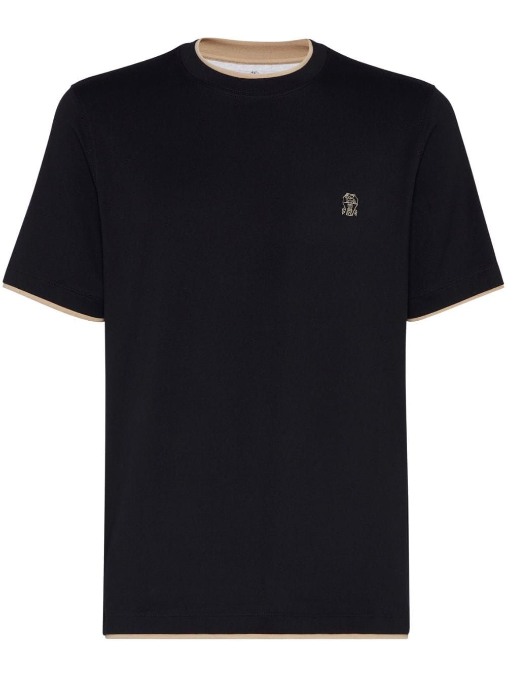 Brunello Cucinelli Topwear Brunello Cucinelli T-shirts and Polos Black Brunello Cucinelli T-shirts and Polos Black Brand