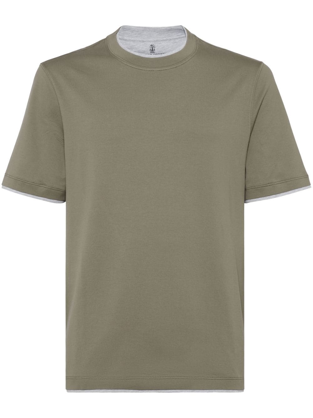 Brunello Cucinelli Topwear S Brunello Cucinelli T-shirts and Polos Green Brunello Cucinelli T-shirts and Polos Green Brand