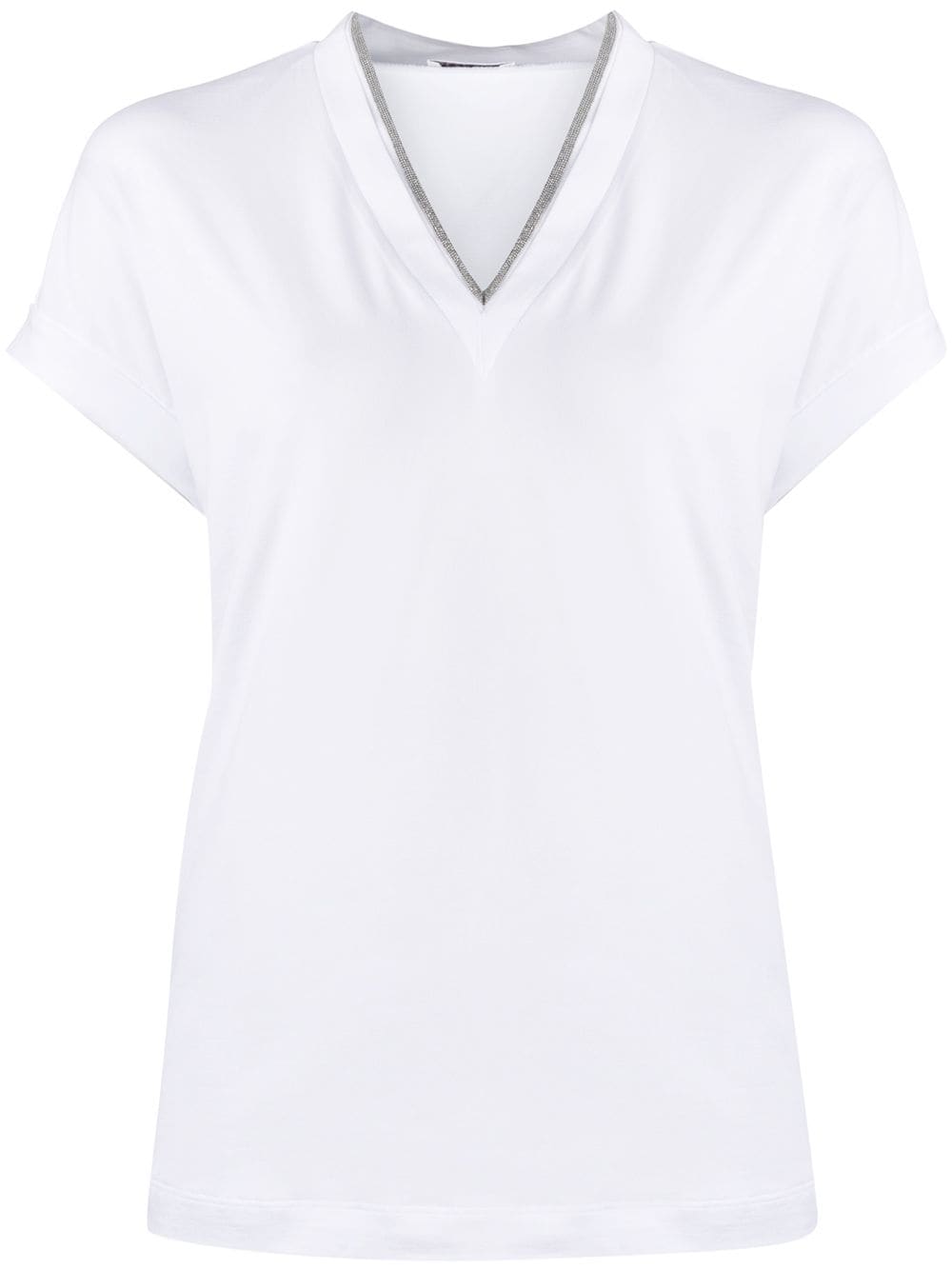 Brunello Cucinelli Topwear Brunello Cucinelli T-shirts and Polos White Brunello Cucinelli T-shirts and Polos White Brand