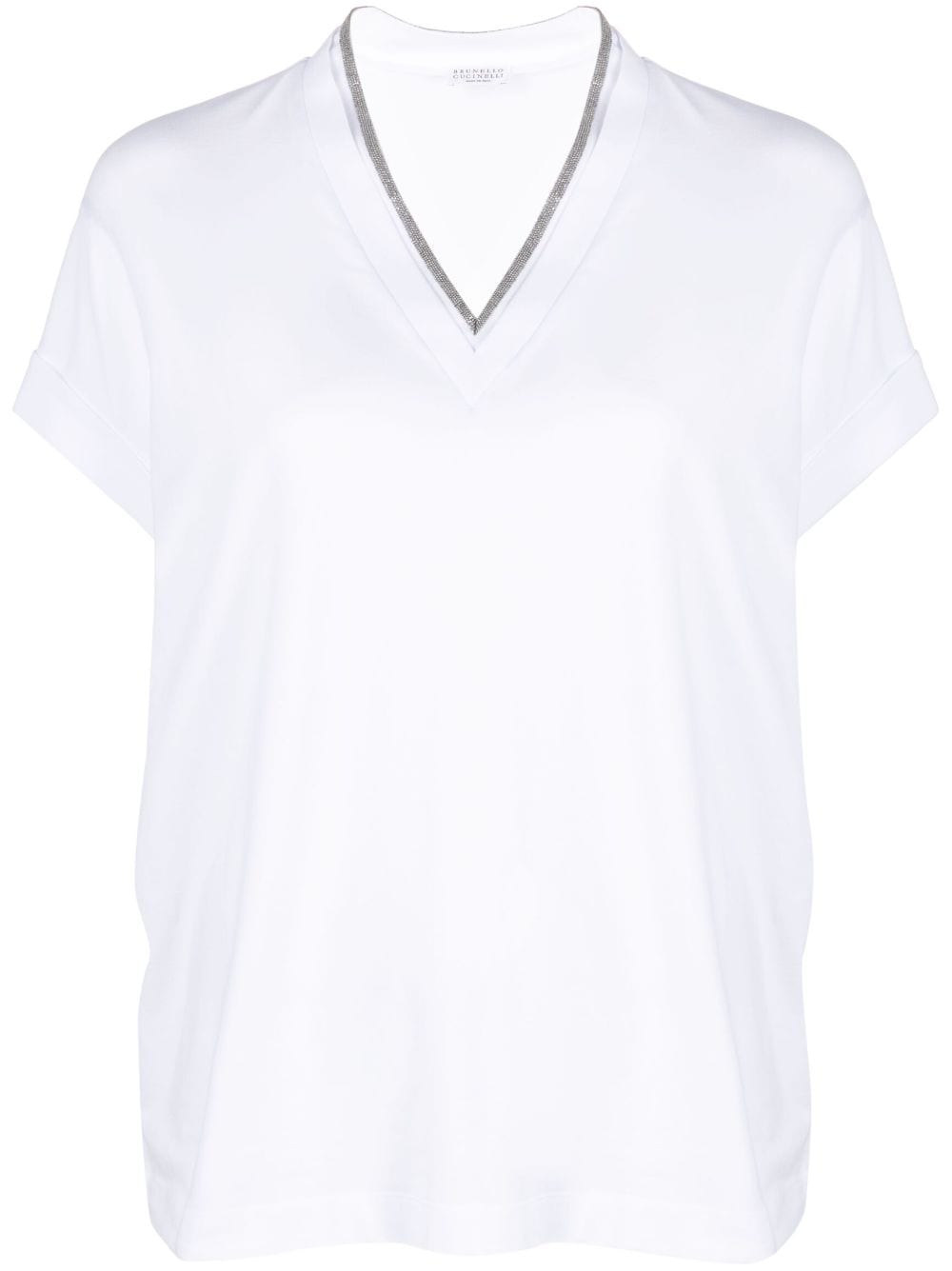 Brunello Cucinelli Topwear M Brunello Cucinelli T-shirts and Polos White Brunello Cucinelli T-shirts and Polos White Brand