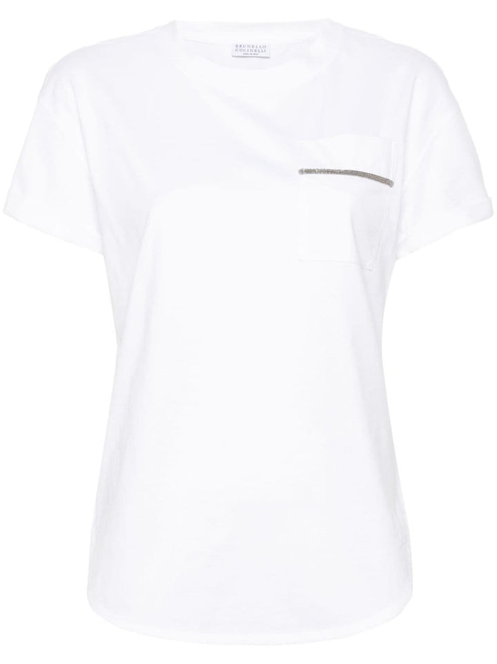 Brunello Cucinelli Topwear M Brunello Cucinelli T-shirts and Polos White Brunello Cucinelli T-shirts and Polos White Brand