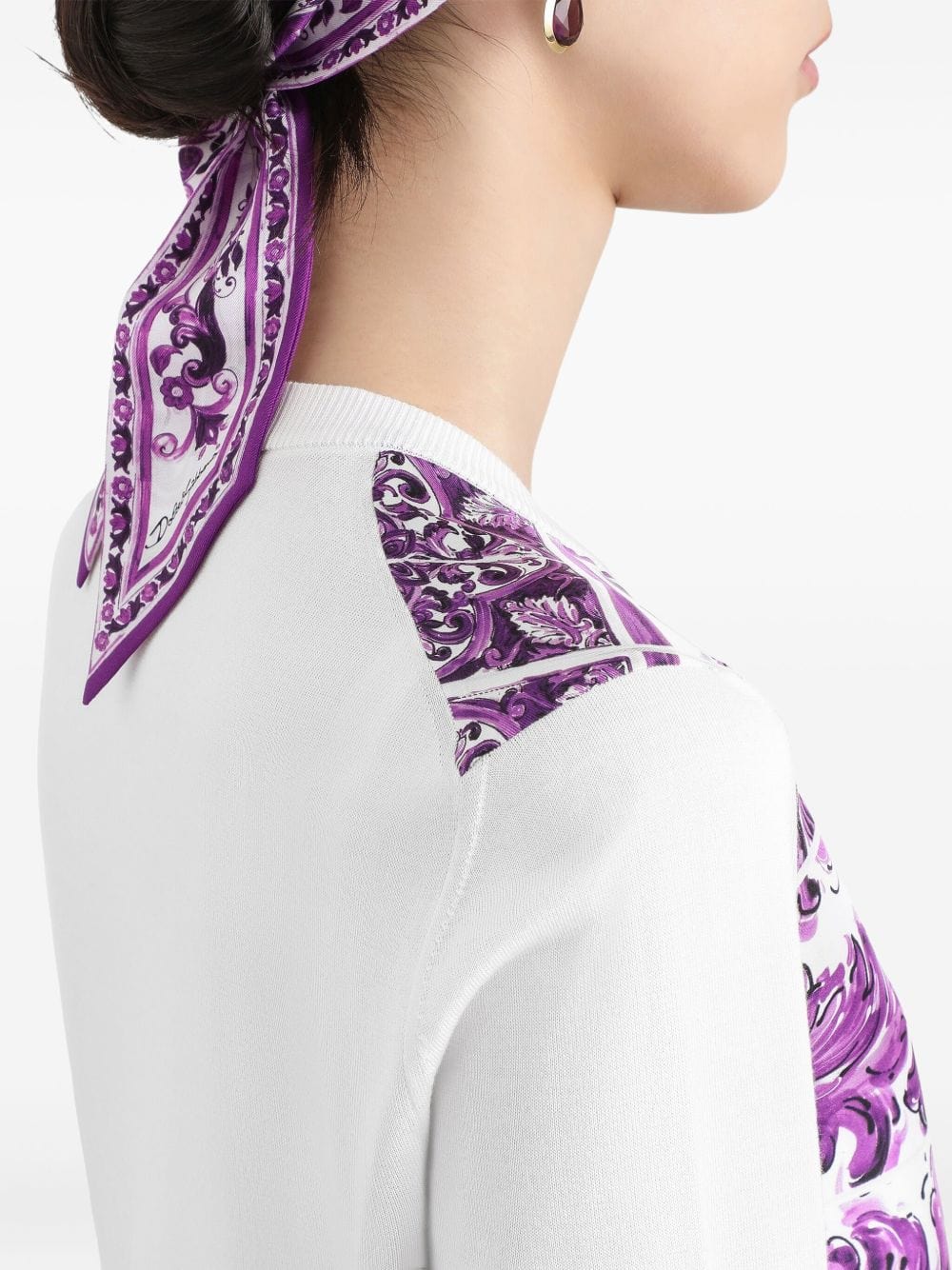 Dolce & Gabbana Topwear 42 Dolce & Gabbana Sweaters Purple Dolce & Gabbana Sweaters Purple Brand