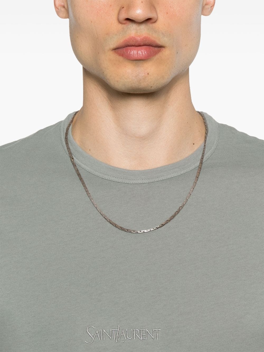 Saint Laurent Topwear Saint Laurent  T-shirts and Polos Grey Saint Laurent  T-shirts and Polos Grey Brand