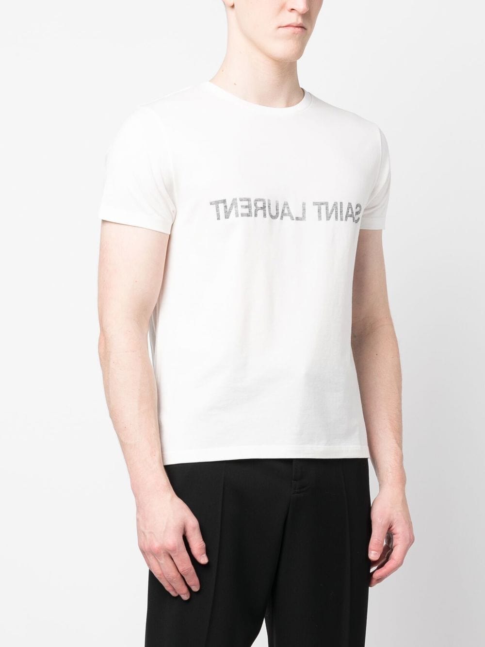 Saint Laurent Topwear Saint Laurent  T-shirts and Polos White Saint Laurent  T-shirts and Polos White Brand