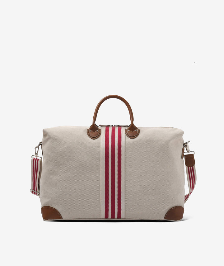 My Style Bags Travel Bags My Style Bags Boston Syracuse Duffel Travel Bag - Red Stripes My Style Bags Boston Syracuse Duffel Travel Bag - Red Stripes Brand