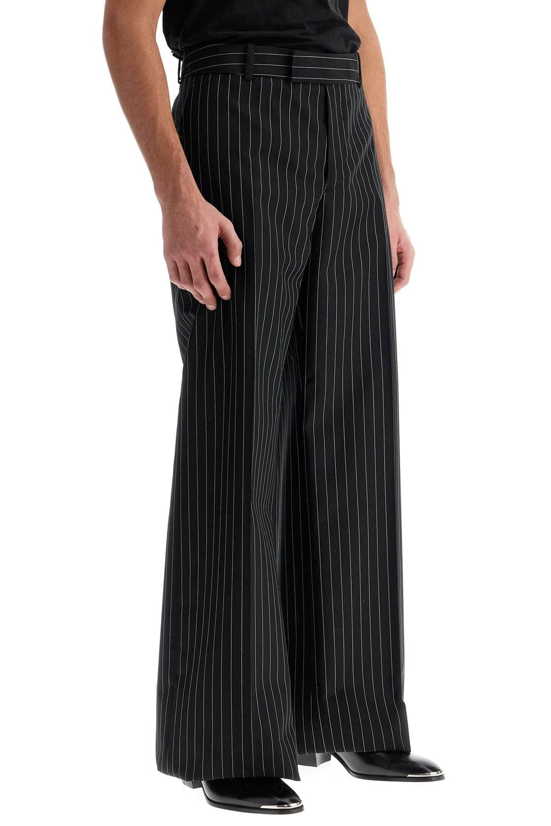 Alexander Mcqueen Trousers 48 Alexander Mcqueen low-waisted pinstripe Alexander Mcqueen low-waisted pinstripe Brand