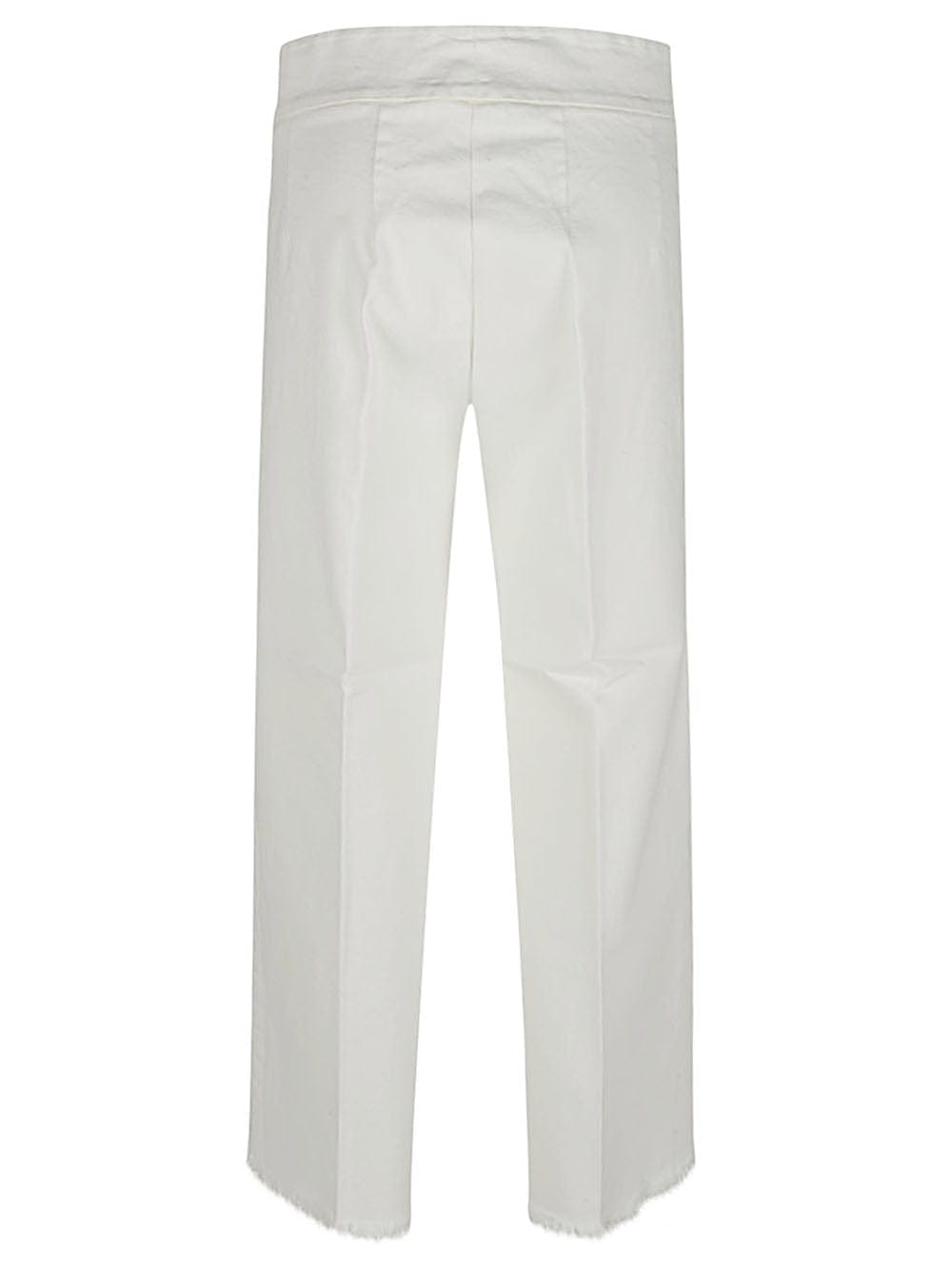 Avenue Montaigne Trousers AVENUE MONTAIGNE Trousers White AVENUE MONTAIGNE Trousers White Brand
