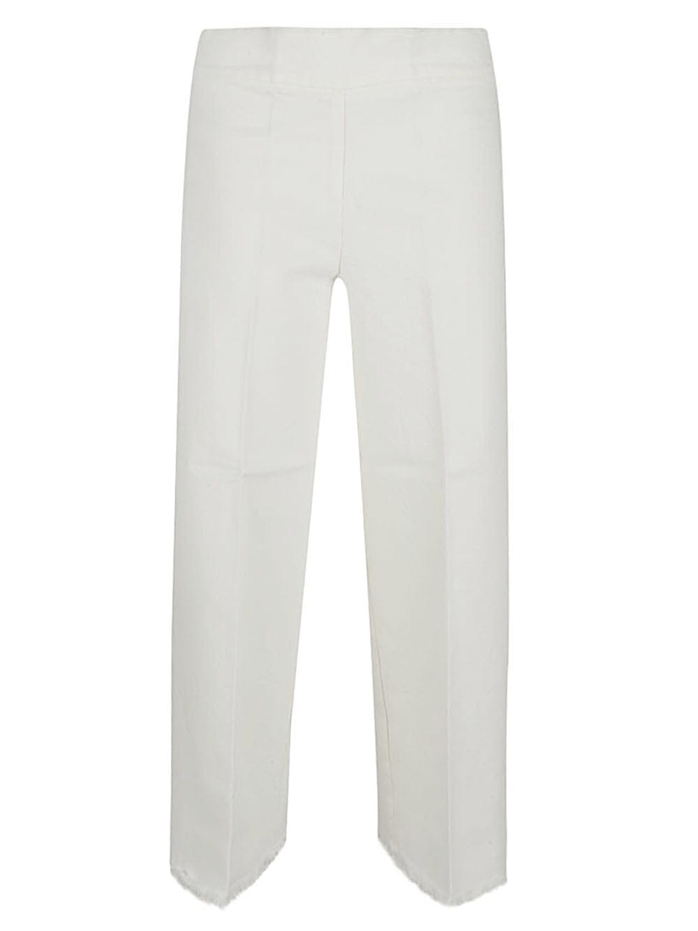 Avenue Montaigne Trousers AVENUE MONTAIGNE Trousers White AVENUE MONTAIGNE Trousers White Brand